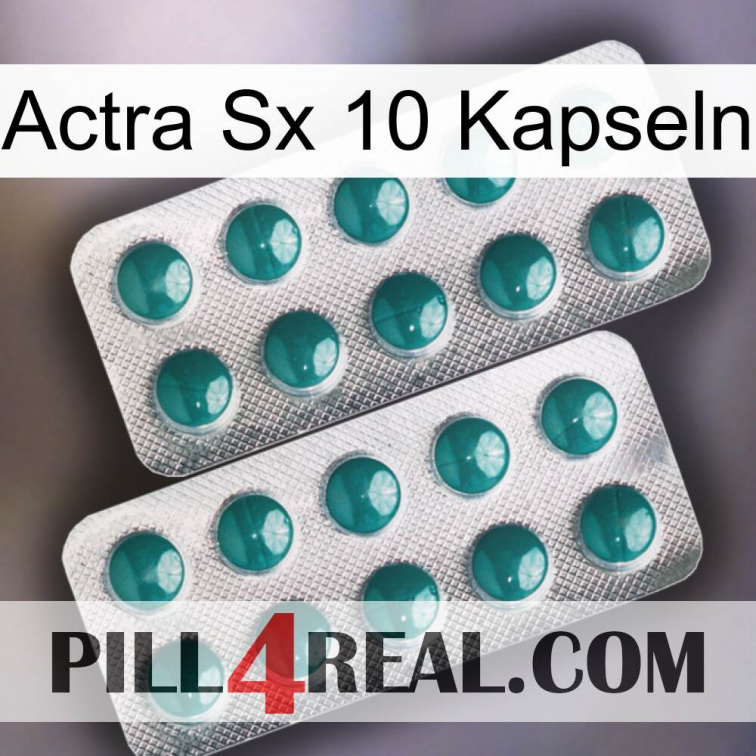Actra Sx 10 Capsules dapoxetine2